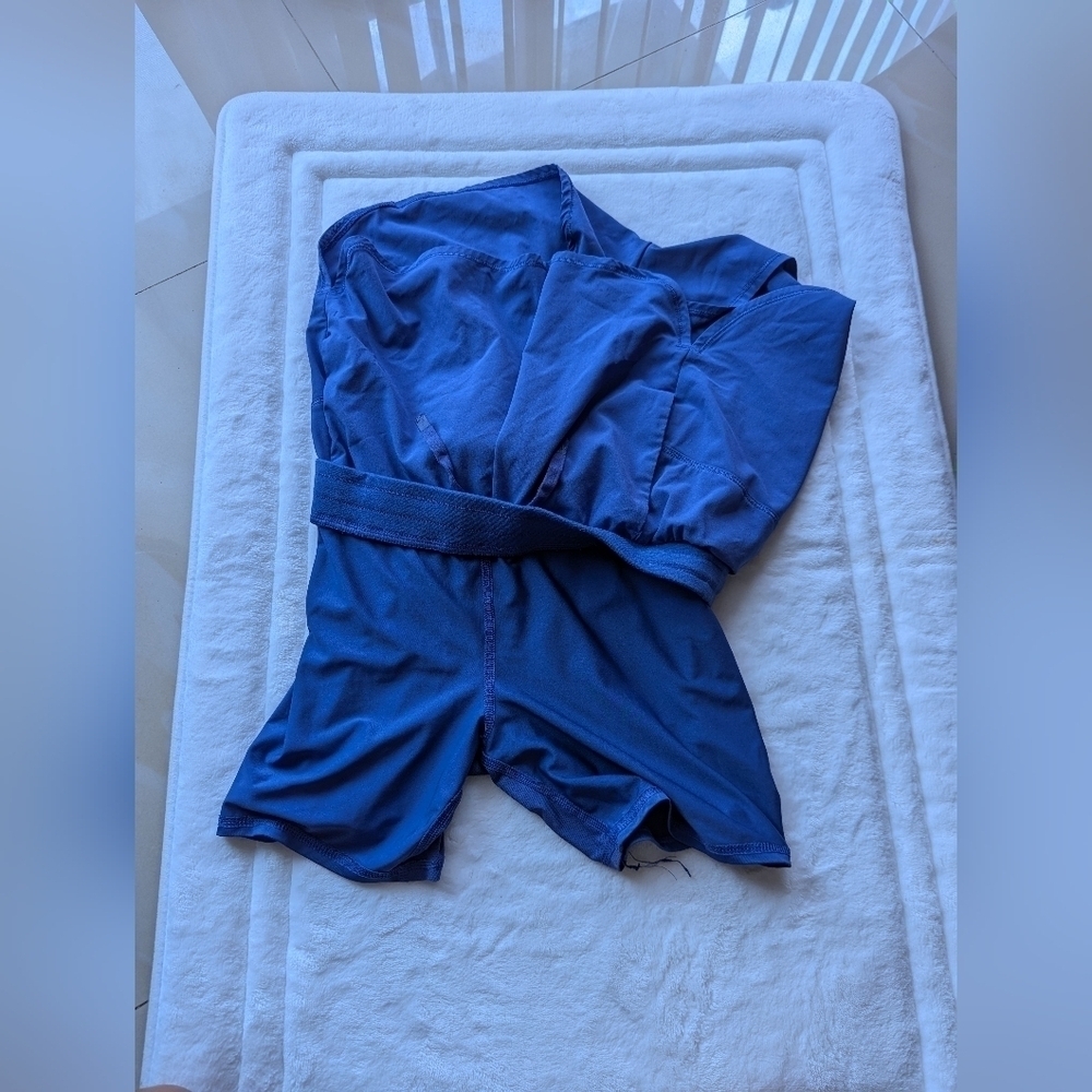 all in motion Fleece Exercise Shorts - Size XL (24/16) blue lightweight - Picture 2 of 10